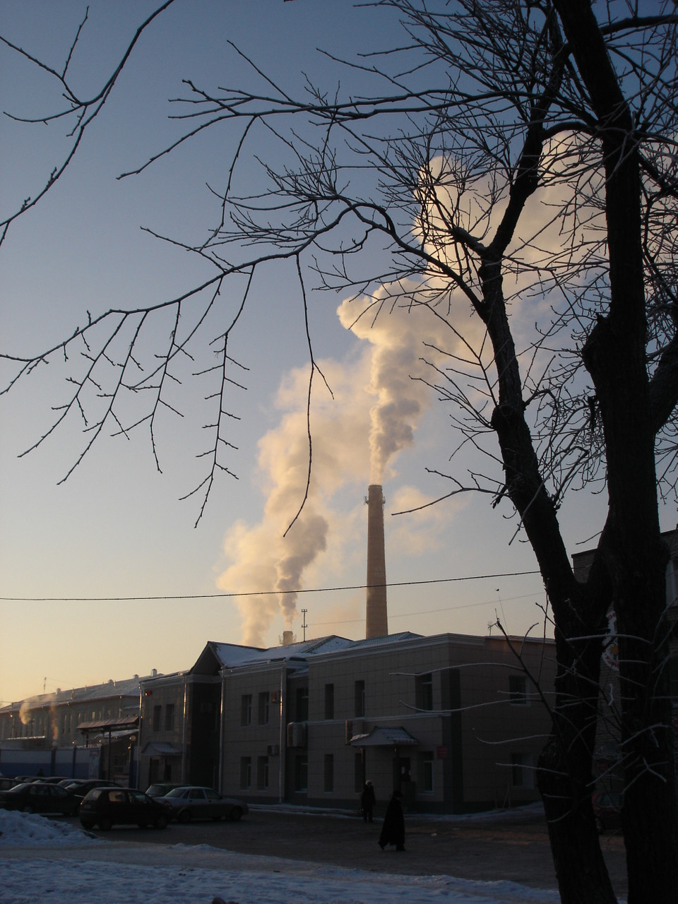 Vologda - Winter, Smoke
